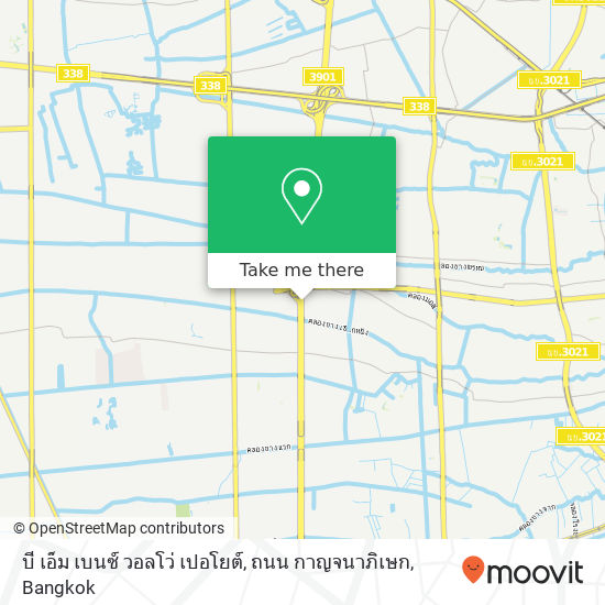 บี เอ็ม เบนซ์ วอลโว่ เปอโยต์, ถนน กาญจนาภิเษก map