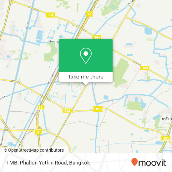 TMB, Phahon Yothin Road map