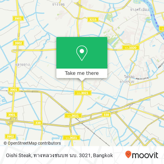 Oishi Steak, ทางหลวงชนบท นบ. 3021 map