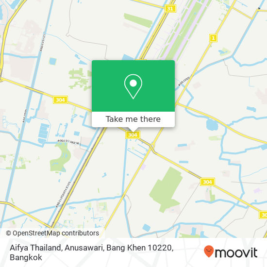 Aifya Thailand, Anusawari, Bang Khen 10220 map