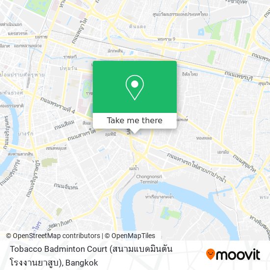 Tobacco Badminton Court (สนามแบดมินตัน โรงงานยาสูบ) map