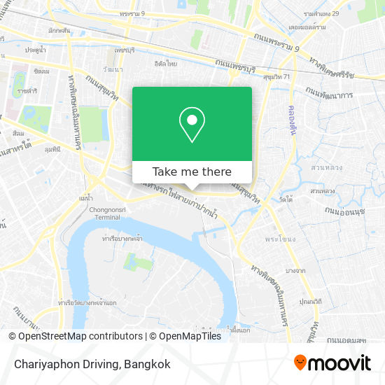 Chariyaphon Driving map