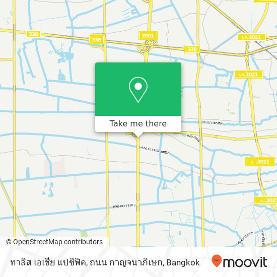 ทาลิส เอเชีย แปซิฟิค, ถนน กาญจนาภิเษก map