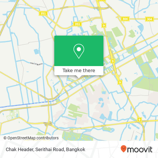 Chak Header, Serithai Road map