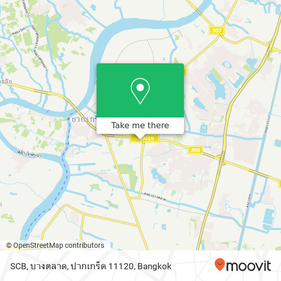 SCB, บางตลาด, ปากเกร็ด 11120 map