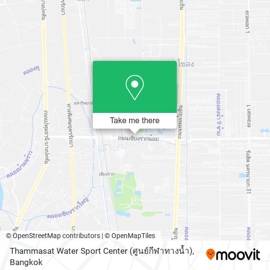 Thammasat Water Sport Center (ศูนย์กีฬาทางน้ำ) map