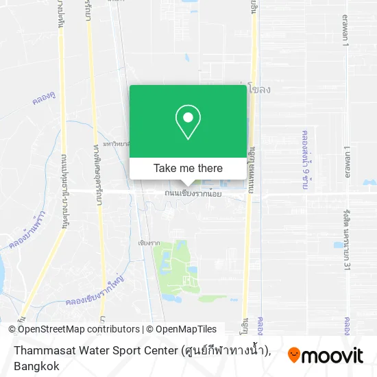 Thammasat Water Sport Center (ศูนย์กีฬาทางน้ำ) map