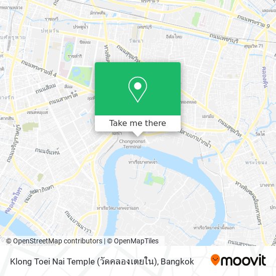 Klong Toei Nai Temple (วัดคลองเตยใน) map