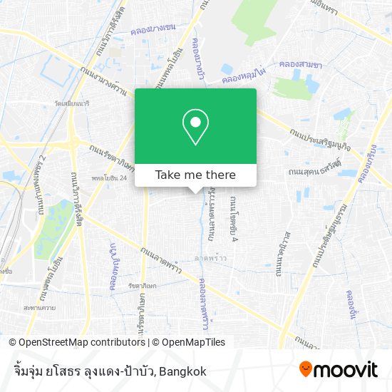จิ้มจุ่ม ยโสธร ลุงแดง-ป้าบัว map