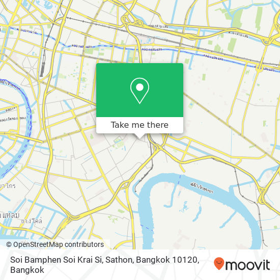 Soi Bamphen Soi Krai Si, Sathon, Bangkok 10120 map