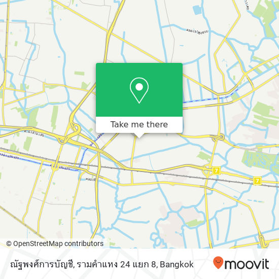 ณัฐพงศ์การบัญชี, รามคำแหง 24 แยก 8 map