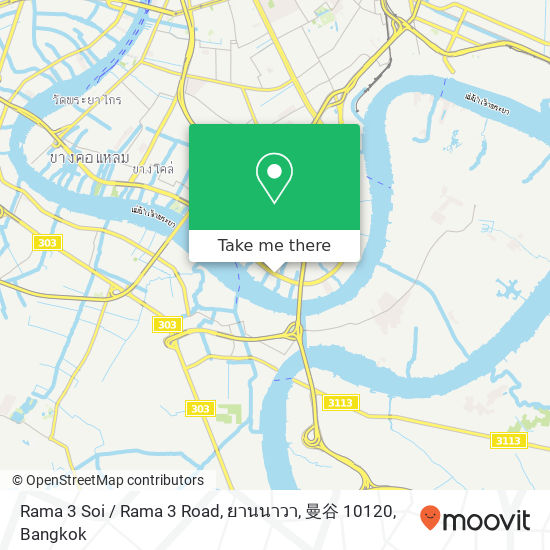 Rama 3 Soi / Rama 3 Road, ยานนาวา, 曼谷 10120 map