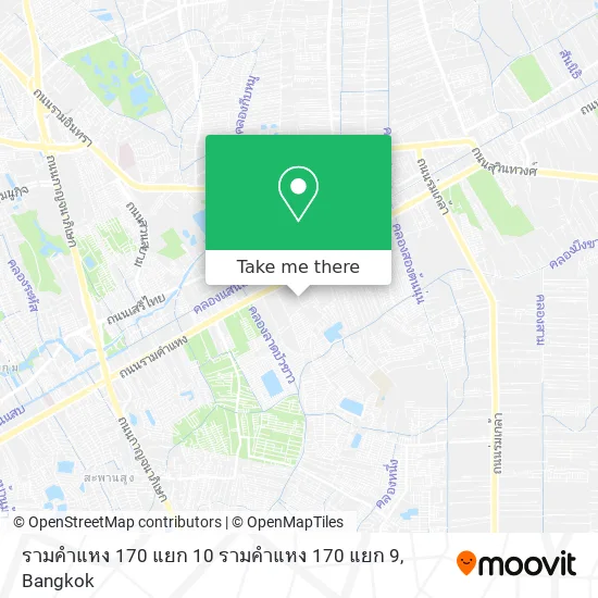 รามคำแหง 170 แยก 10 รามคำแหง 170 แยก 9 map