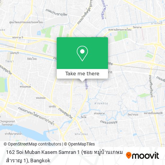 162 Soi Muban Kasem Samran 1 (ซอย หมู่บ้านเกษมสำราญ 1) map