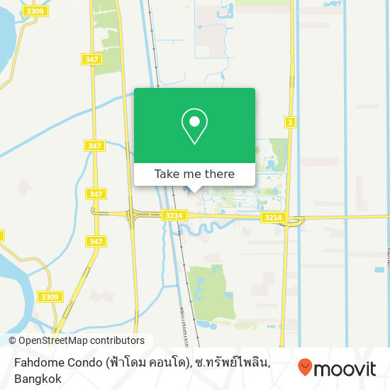 Fahdome Condo (ฟ้าโดม คอนโด), ซ.ทรัพย์ไพลิน map