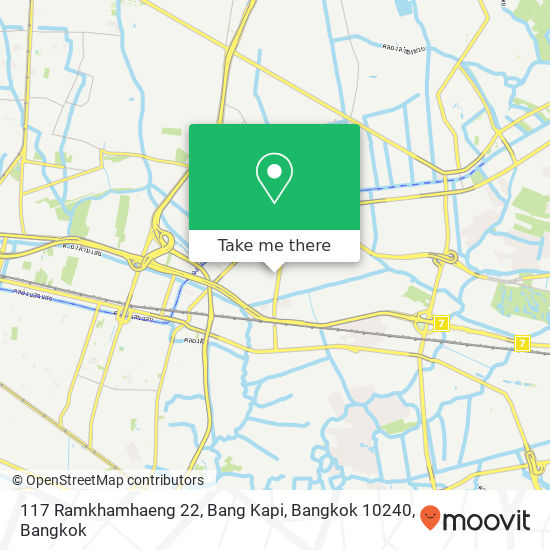 117 Ramkhamhaeng 22, Bang Kapi, Bangkok 10240 map