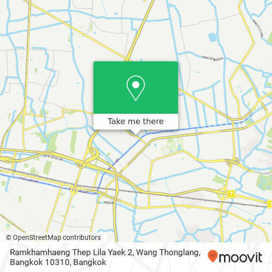Ramkhamhaeng Thep Lila Yaek 2, Wang Thonglang, Bangkok 10310 map