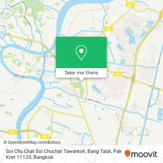 Soi Chu Chat Soi Chuchat Tawantok, Bang Talat, Pak Kret 11120 map