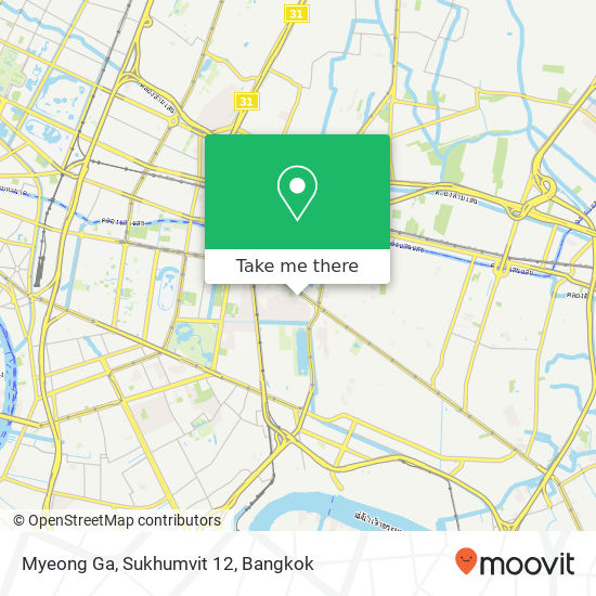 Myeong Ga, Sukhumvit 12 map