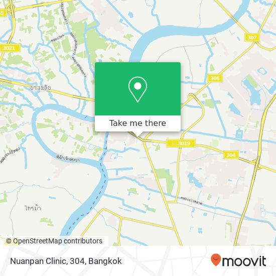 Nuanpan Clinic, 304 map