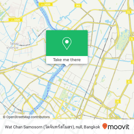 Wat Chan Samosorn (วัดจันทร์สโมสร), null map