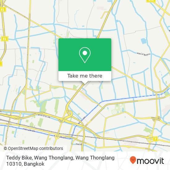 Teddy Bike, Wang Thonglang, Wang Thonglang 10310 map