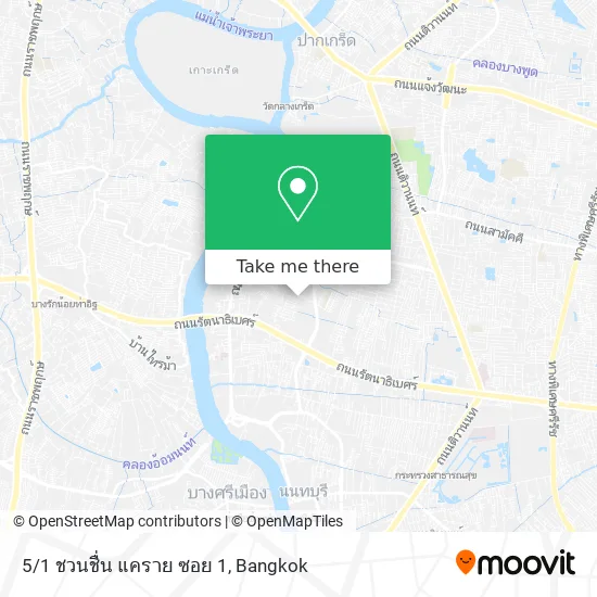 5/1 ชวนชื่น แคราย ซอย 1 map