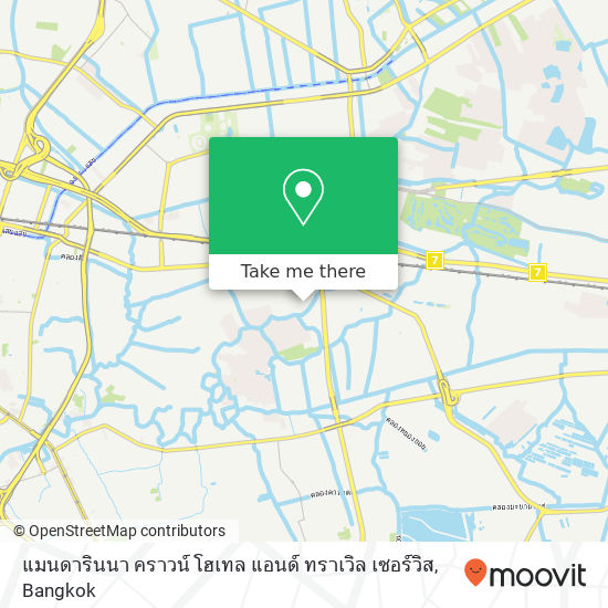 แมนดารินนา คราวน์ โฮเทล แอนด์ ทราเวิล เซอร์วิส map