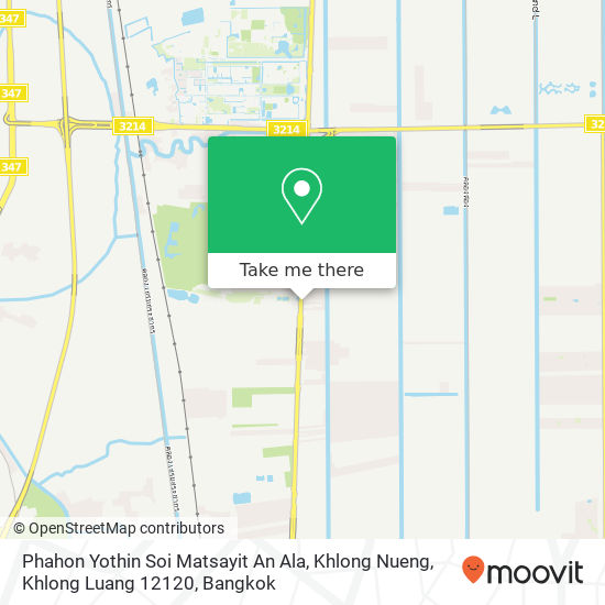 Phahon Yothin Soi Matsayit An Ala, Khlong Nueng, Khlong Luang 12120 map