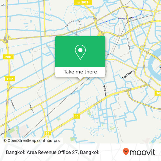 Bangkok Area Revenue Office 27 map