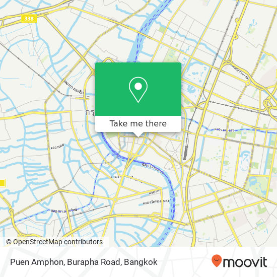 Puen Amphon, Burapha Road map