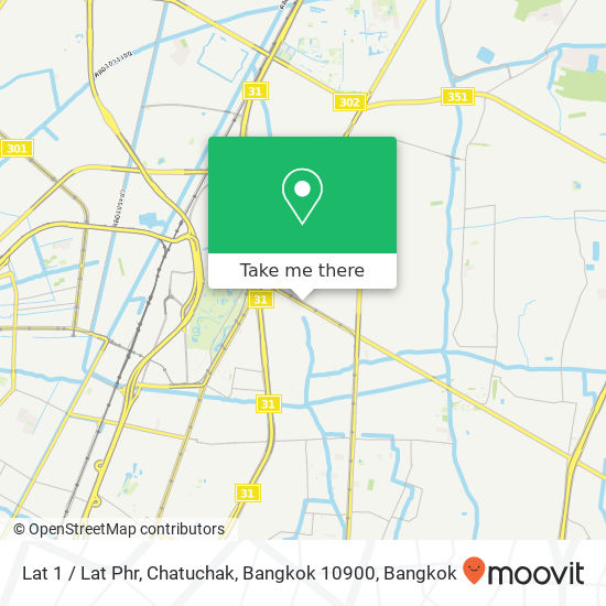 Lat 1 / Lat Phr, Chatuchak, Bangkok 10900 map