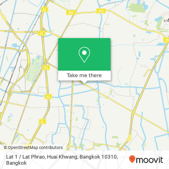 Lat 1 / Lat Phrao, Huai Khwang, Bangkok 10310 map