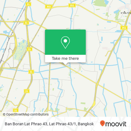 Ban Boran Lat Phrao 43, Lat Phrao 43 / 1 map