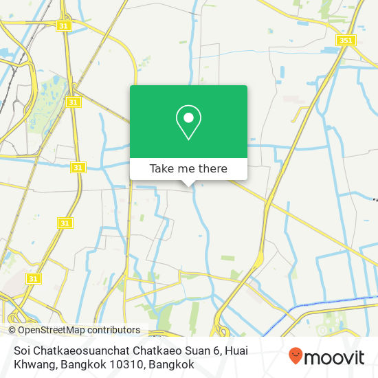 Soi Chatkaeosuanchat Chatkaeo Suan 6, Huai Khwang, Bangkok 10310 map
