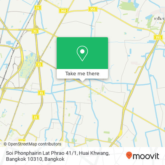 Soi Phonphairin Lat Phrao 41 / 1, Huai Khwang, Bangkok 10310 map