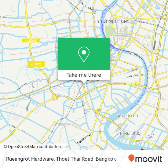 Rueangrot Hardware, Thoet Thai Road map