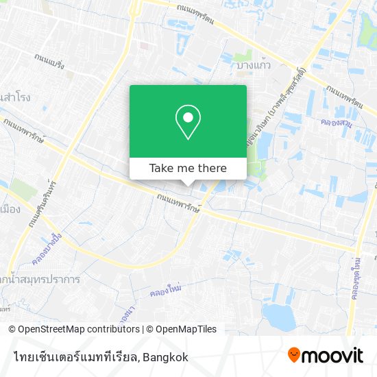 ไทยเซ็นเตอร์แมททีเรียล map