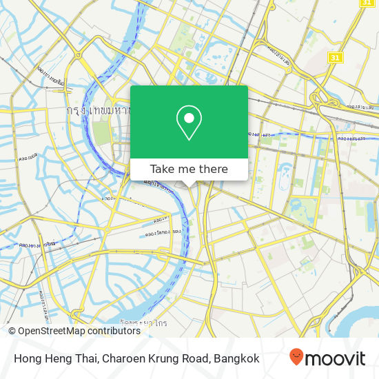 Hong Heng Thai, Charoen Krung Road map