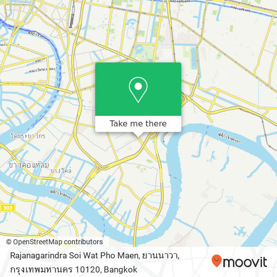 Rajanagarindra Soi Wat Pho Maen, ยานนาวา, กรุงเทพมหานคร 10120 map