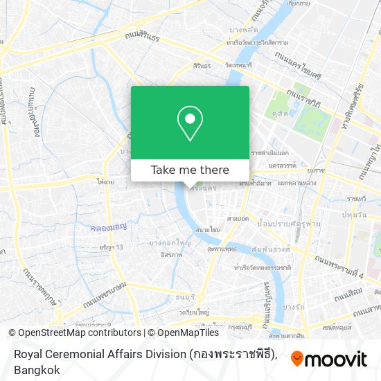 Royal Ceremonial Affairs Division (กองพระราชพิธี) map