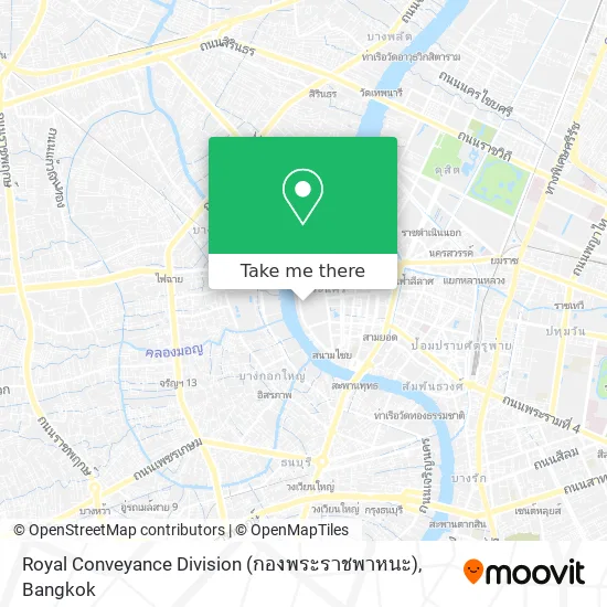 Royal Conveyance Division (กองพระราชพาหนะ) map