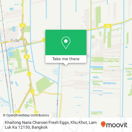 Khaitong Nana Charoen Fresh Eggs, Khu Khot, Lam Luk Ka 12130 map