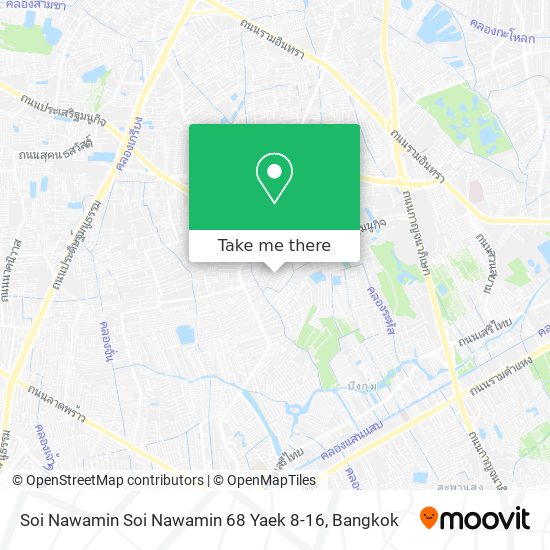 Soi Nawamin Soi Nawamin 68 Yaek 8-16 map