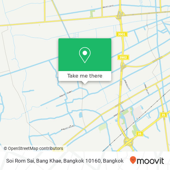 Soi Rom Sai, Bang Khae, Bangkok 10160 map