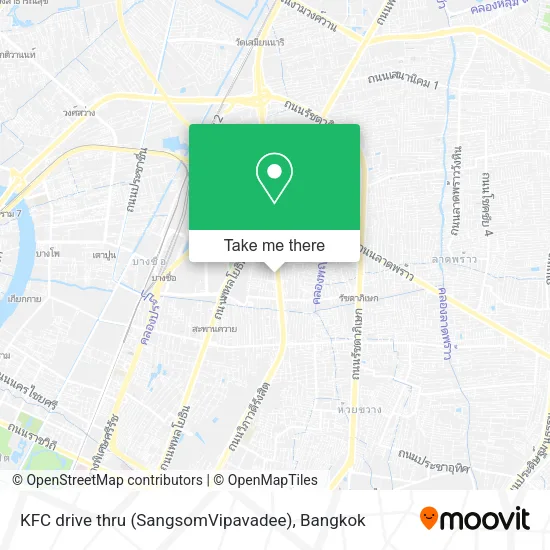 KFC drive thru (SangsomVipavadee) map