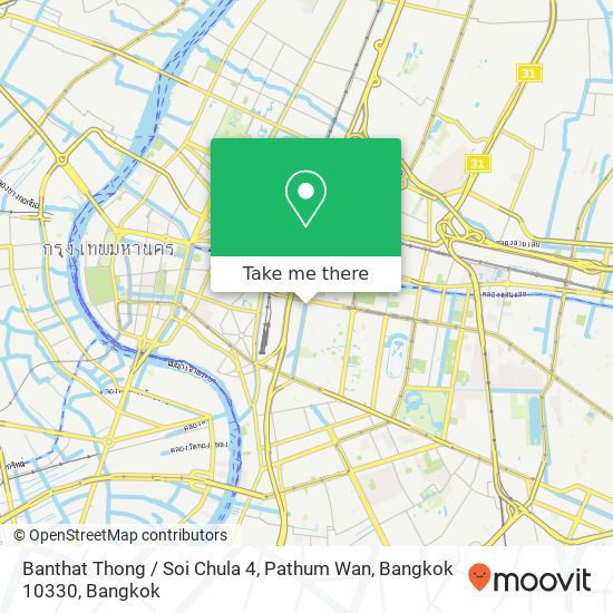 Banthat Thong / Soi Chula 4, Pathum Wan, Bangkok 10330 map