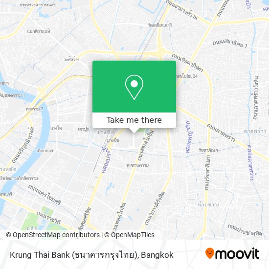 Krung Thai Bank (ธนาคารกรุงไทย) map