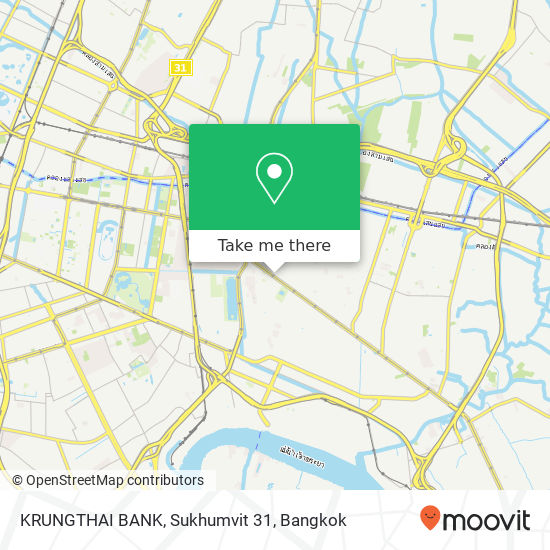 KRUNGTHAI BANK, Sukhumvit 31 map