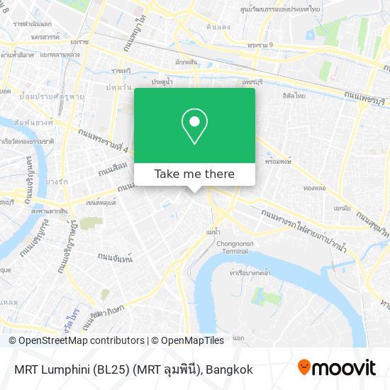 MRT Lumphini (BL25) (MRT ลุมพินี) map
